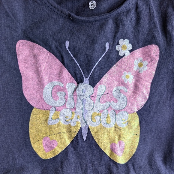 Butterfly Print Baby Dress – Cute & Comfy Summer Outfit for Girls 3T, 5T - Picture 3 of 5